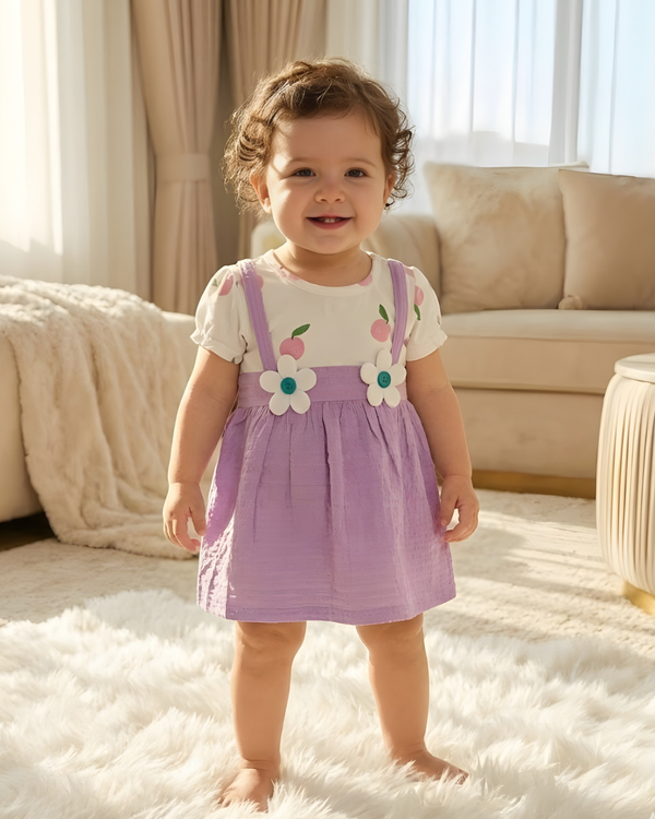 Soft Violet Baby Frock