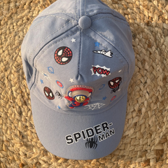 Space Grey Star Explorer Baby & Kids Cap