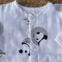 Panda Hug 100% Soft Baby Muslin Outfit Set