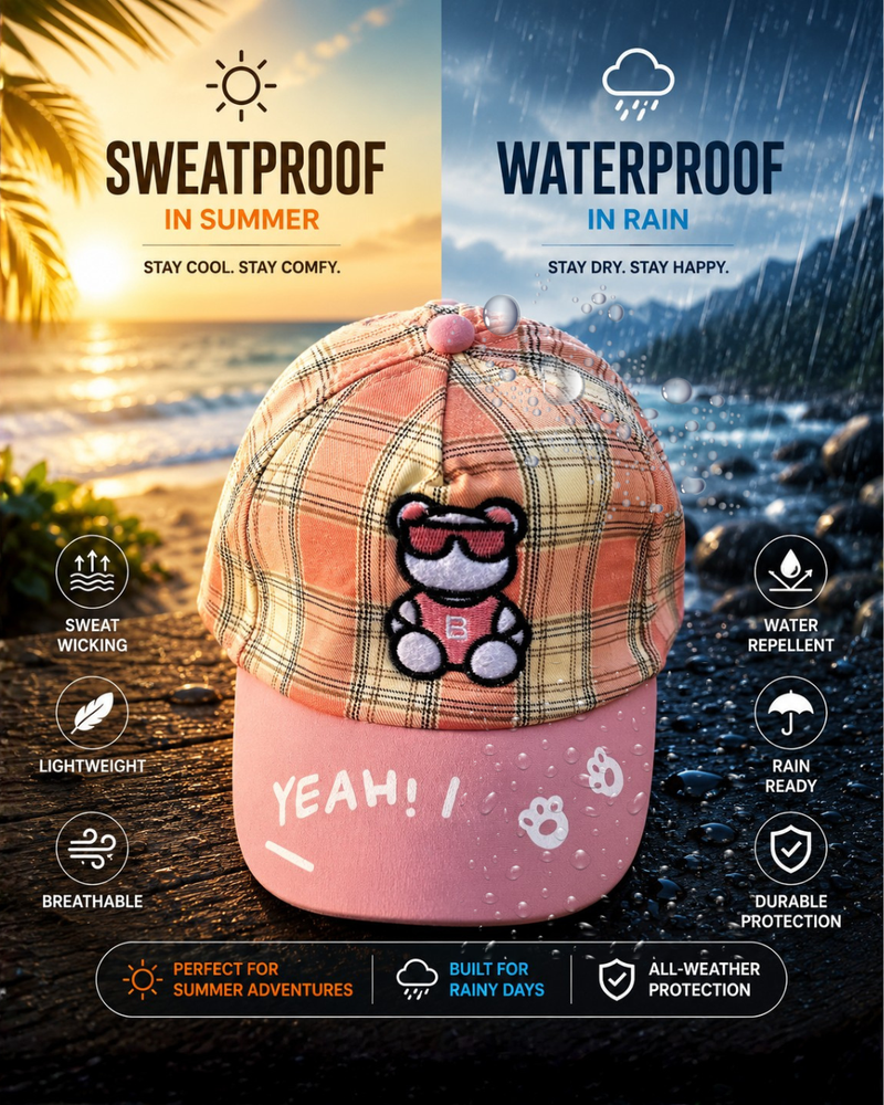 Play Mode Cool Teddy Cap