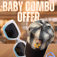 Galaxy Buddy Baby Cap + Luxe Sunglasses Combo 🧢 🕶️