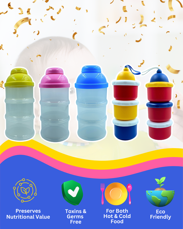 Blue Snack Tower Food Pods~ BPA-Free
