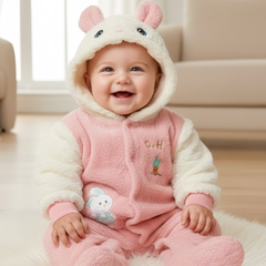 Bunny Pink Softest Rumpor/  Oneness/ Full Suit For Baby & Toddler
