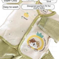 Summer Pink & Olive Green Premium Baby Outfit